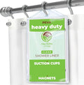 Living Clear PEVA Shower Curtain Liner