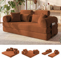 5-in-1 Boneless Convertible Floor Sofa Bed