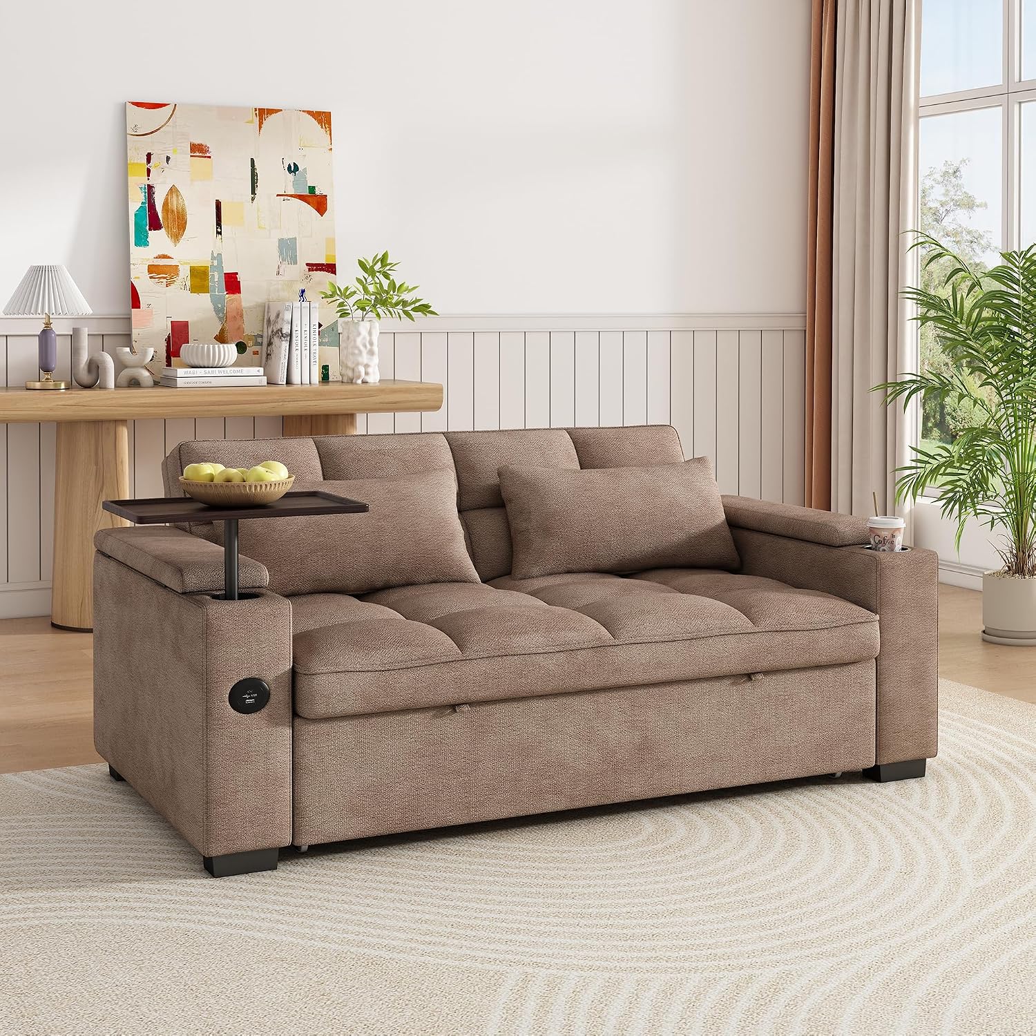 Convertible Pull Out Sofa Bed
